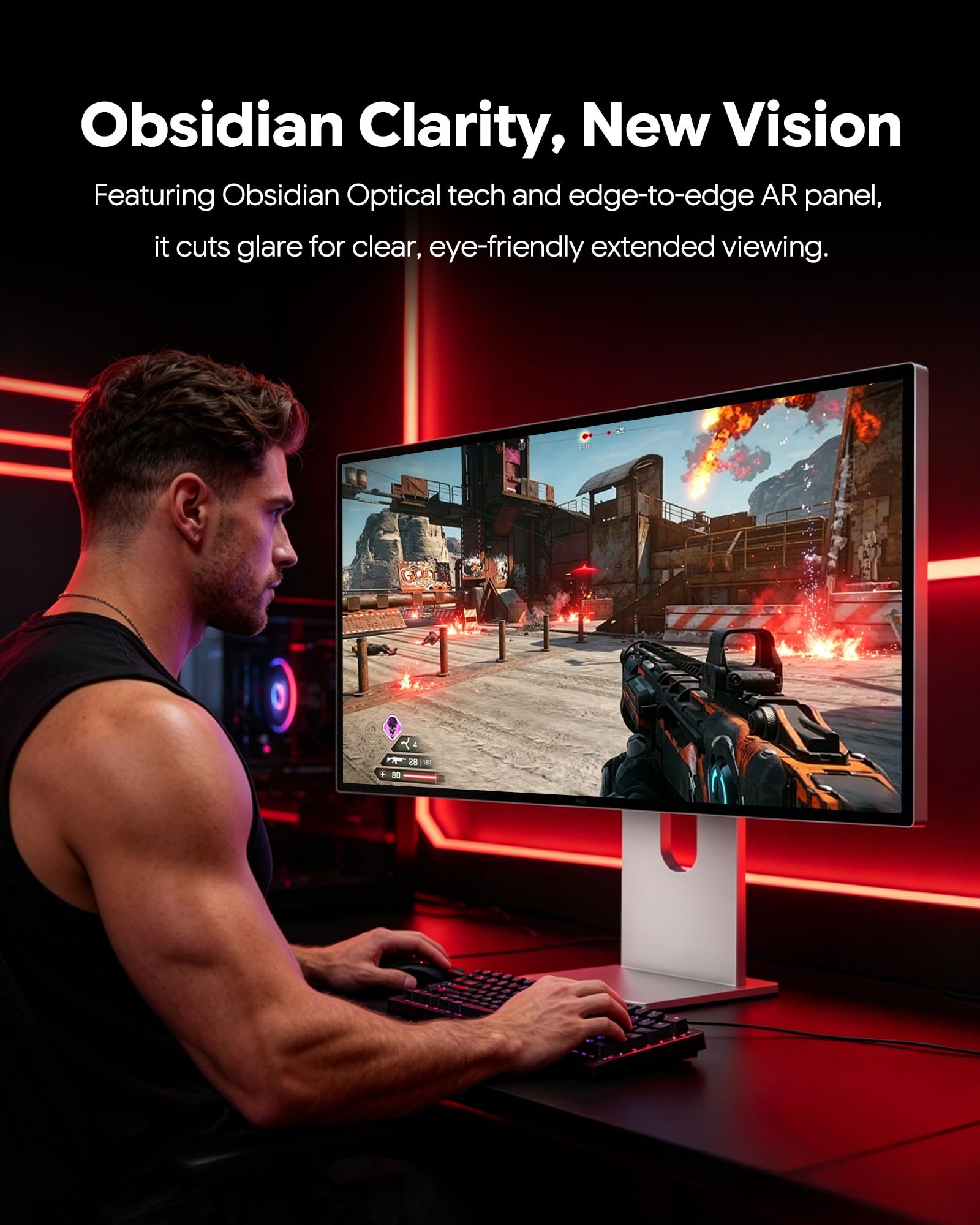 27-Inch 5K Gaming Monitor Dual Mode 180Hz/330Hz