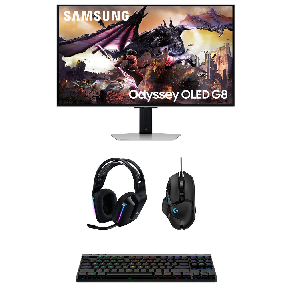 Samsung Computer Monitor with Logitech Computer Accessory Pack