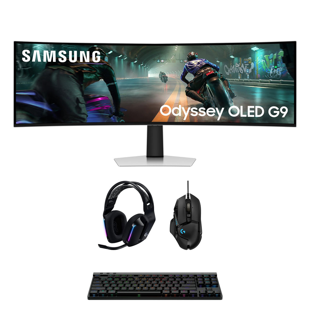 Samsung Computer Monitor with Logitech Computer Accessory Pack