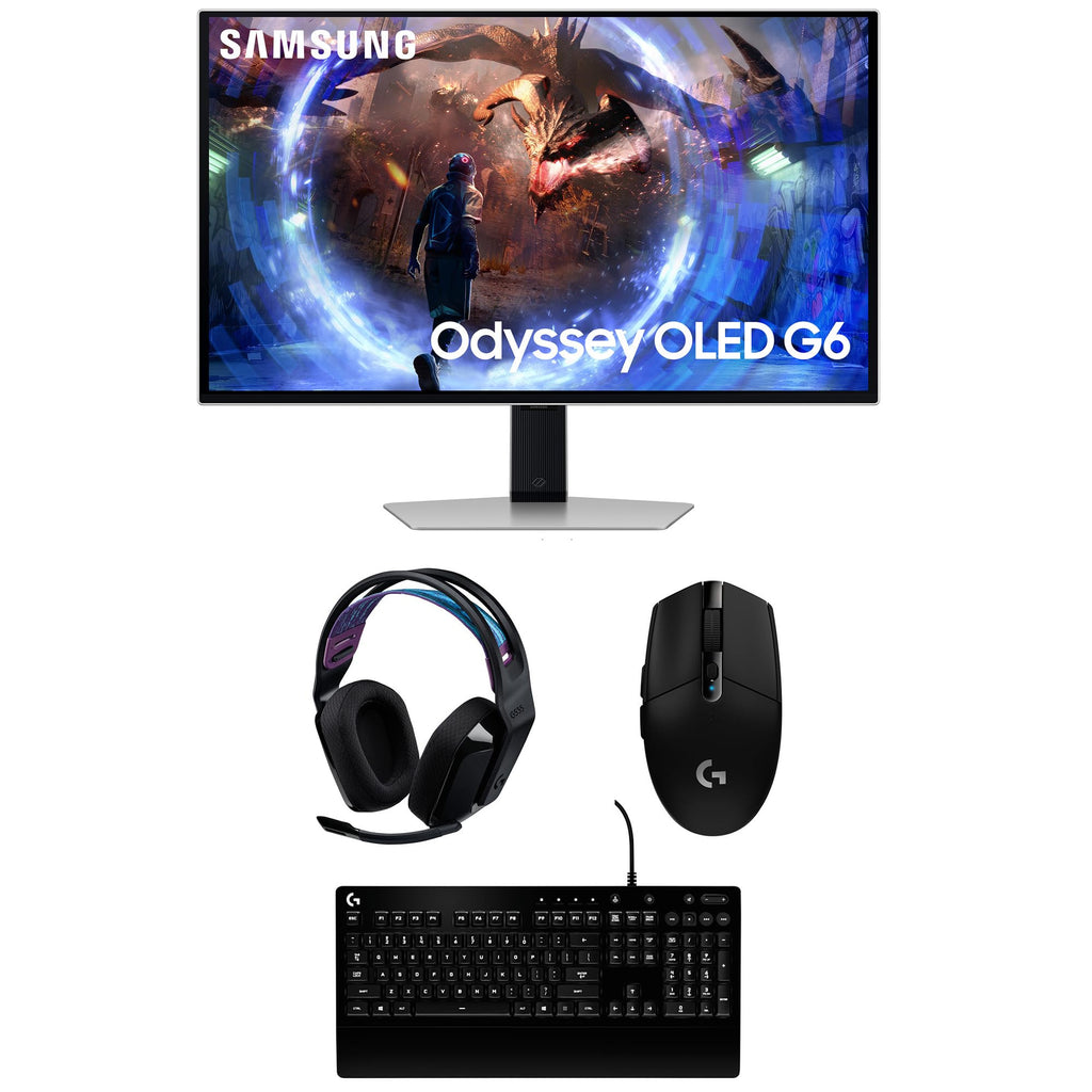 Samsung Computer Monitor with Logitech Computer Accessory Pack
