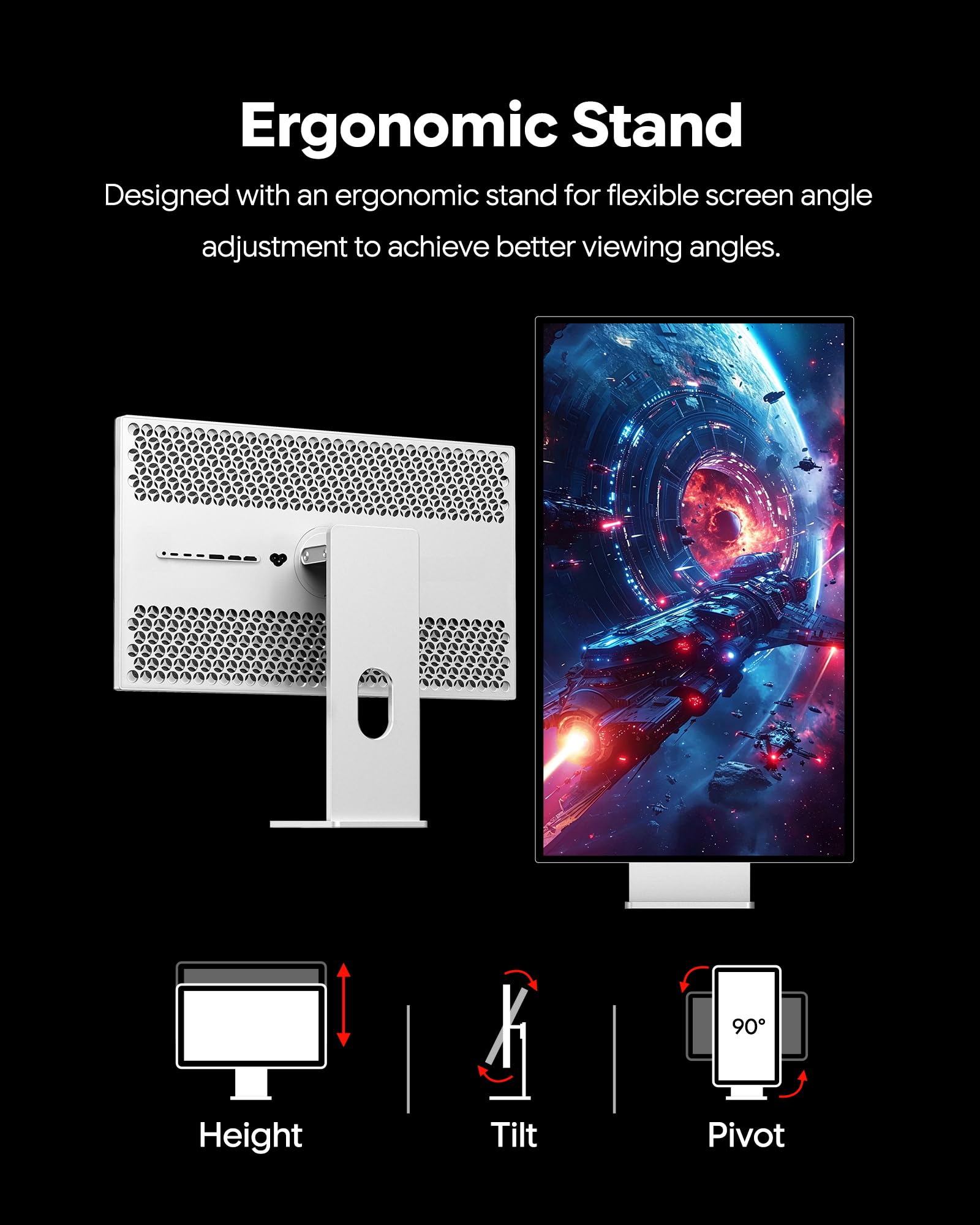 27-Inch 5K Gaming Monitor Dual Mode 180Hz/330Hz