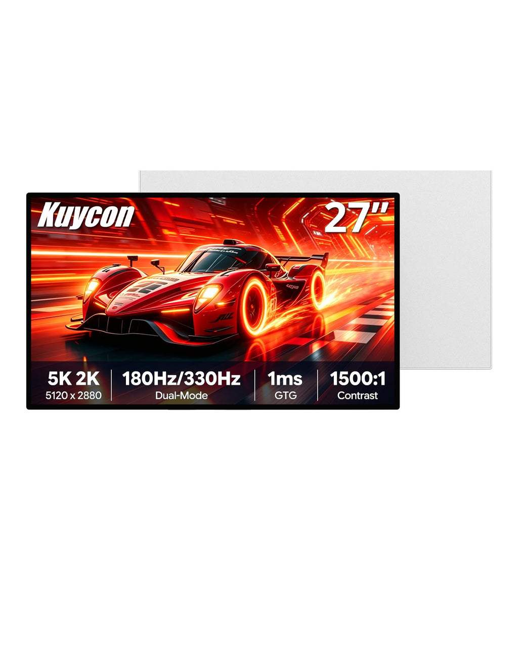 27-Inch 5K Gaming Monitor Dual Mode 180Hz/330Hz