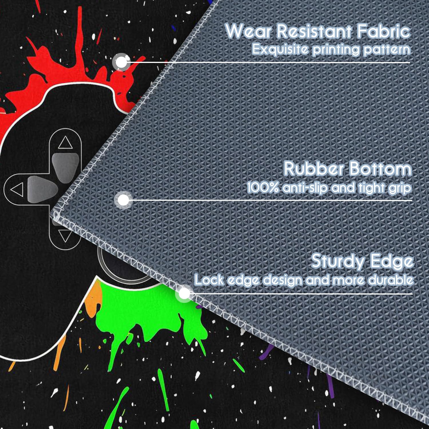 Gaming Chair Mat for Carpet Hardwood Tile Floor