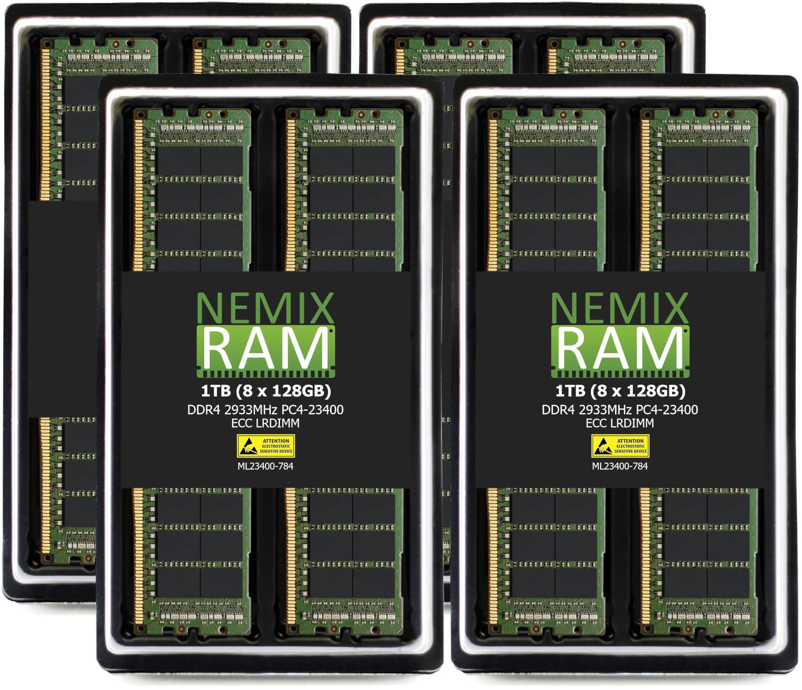 NEMIX RAM 128GB DDR4-2933 PC4-23400 LRDIMM Apple Mac Pro Rack 2020 7,1