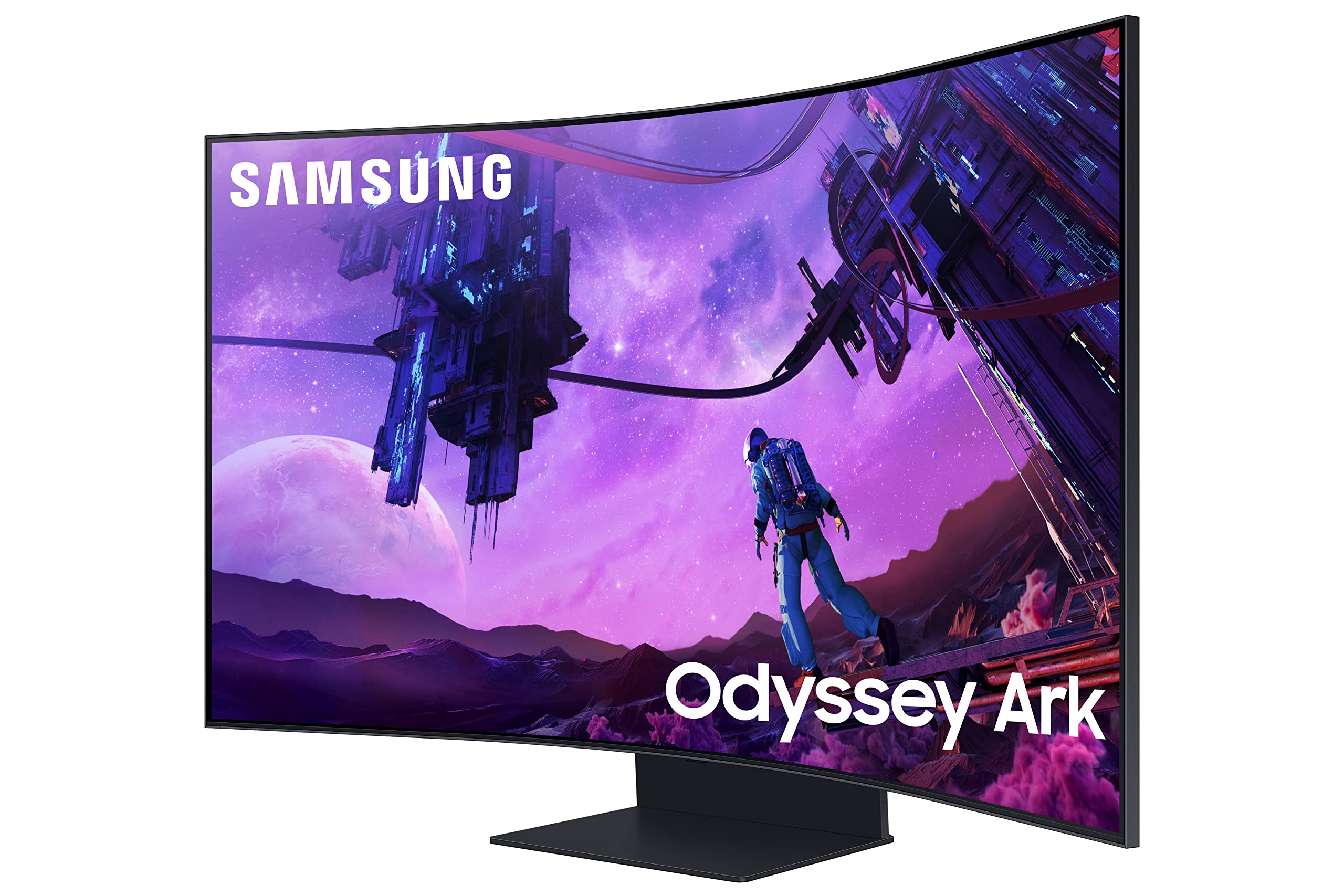 SAMSUNG 55-inch Odyssey Ark 4K UHD 165Hz Curved Quantum Mini LED Gaming Monitor